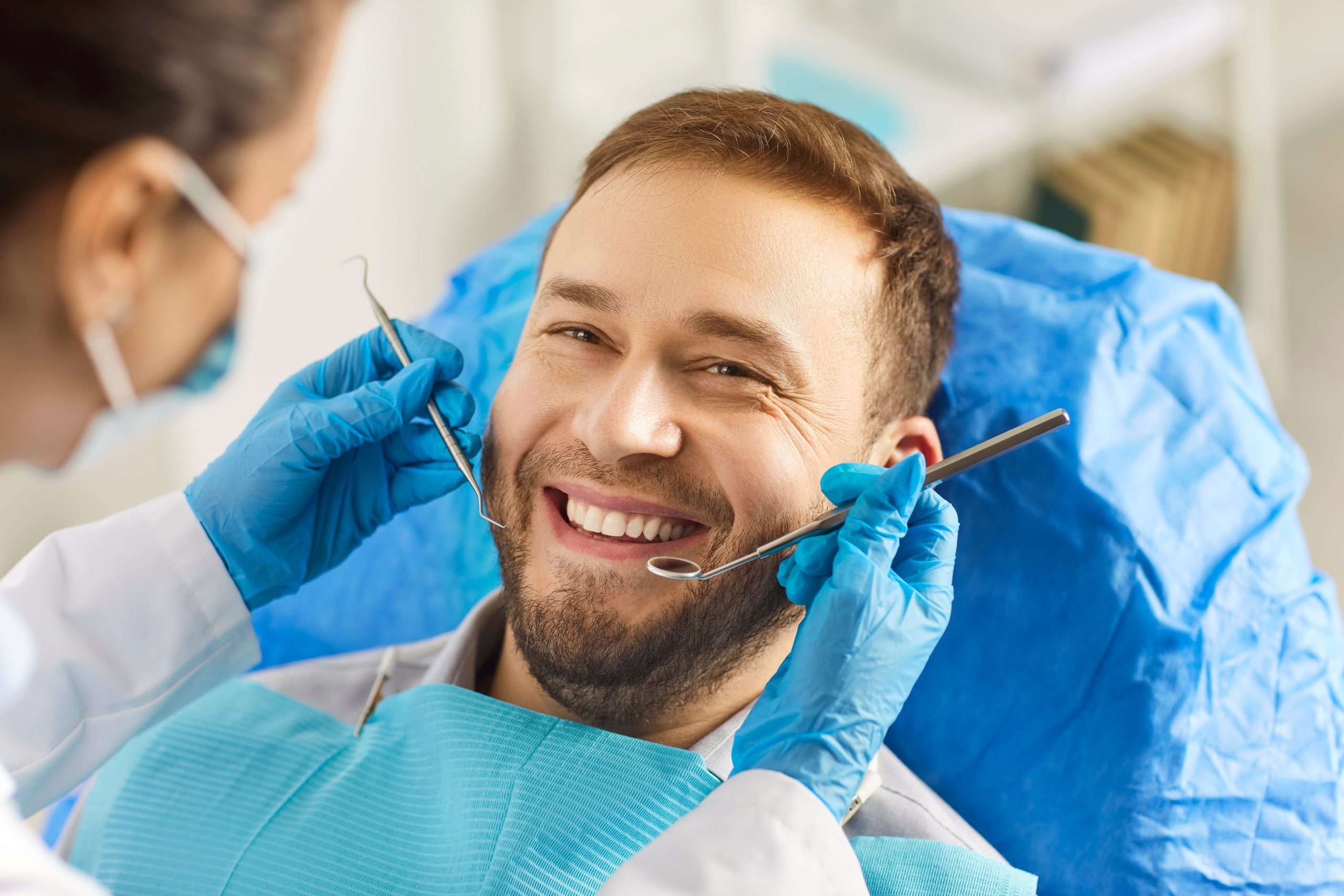 patient smiling